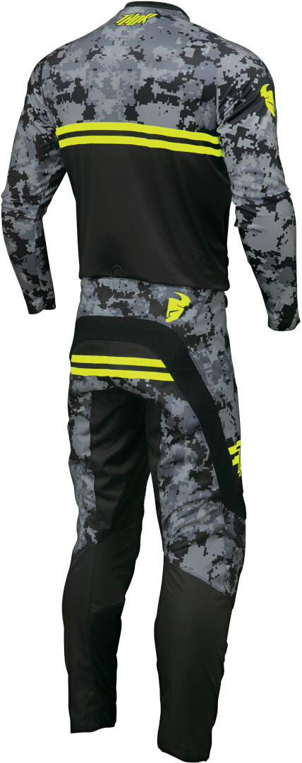 Thor Sector Digi Camo Motocross bukser sort/grå/gul 44 Figur 5