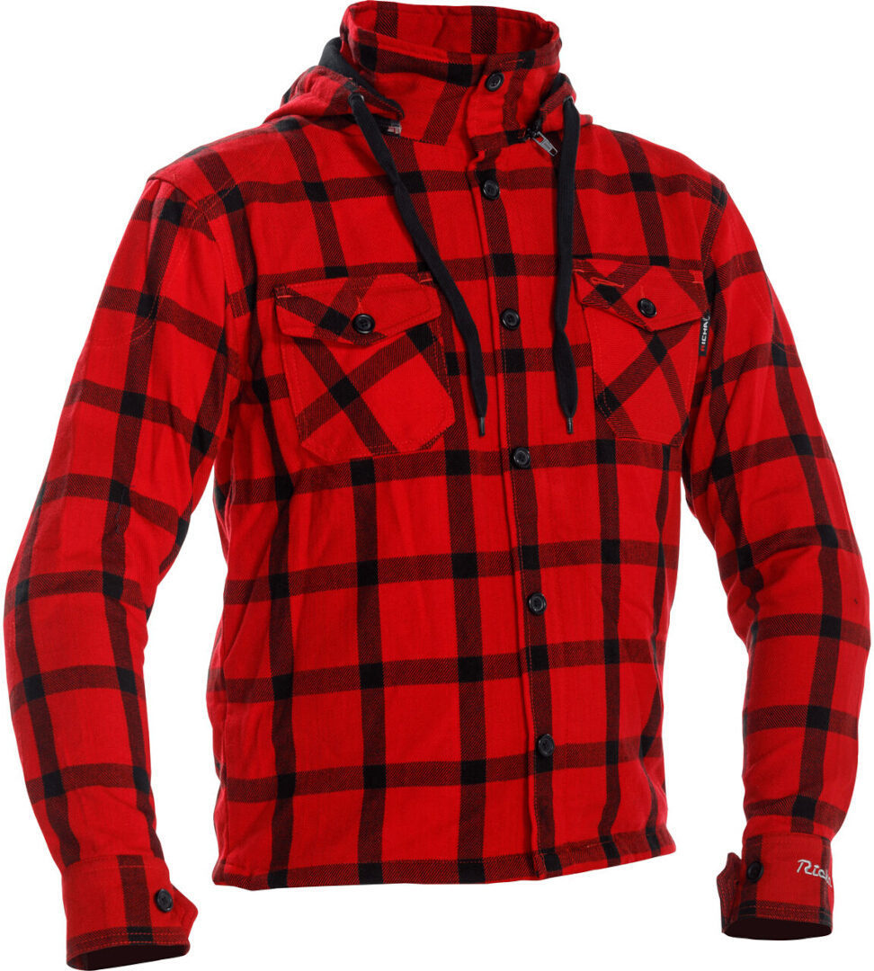 Richa Lumber Jaqueta têxtil da motocicleta vermelho/preto 5XL Figura 1