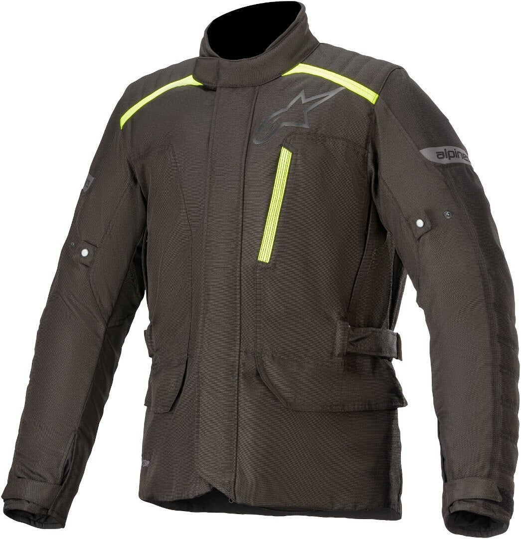 Alpinestars Gravity Drystar Motorcycle Textile Jacket black/neon XXL Figure 1