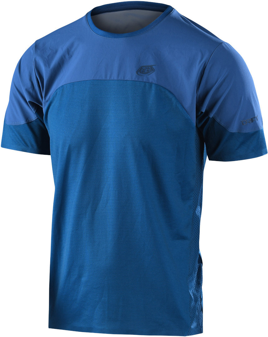 Troy Lee Designs Drift Solid Kurzarm Fahrrad Jersey blau XL Abbildung 1