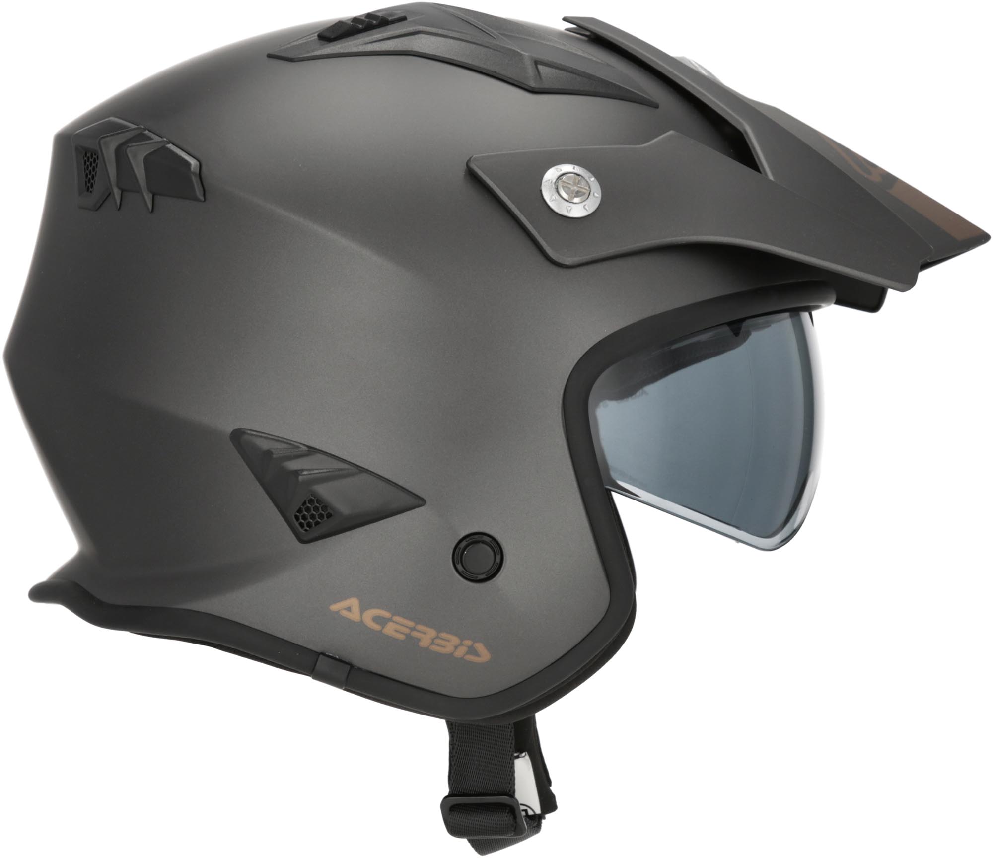 Acerbis Aria Metallic Casco Jet Anthracite Matt S (55/56) Figura 2