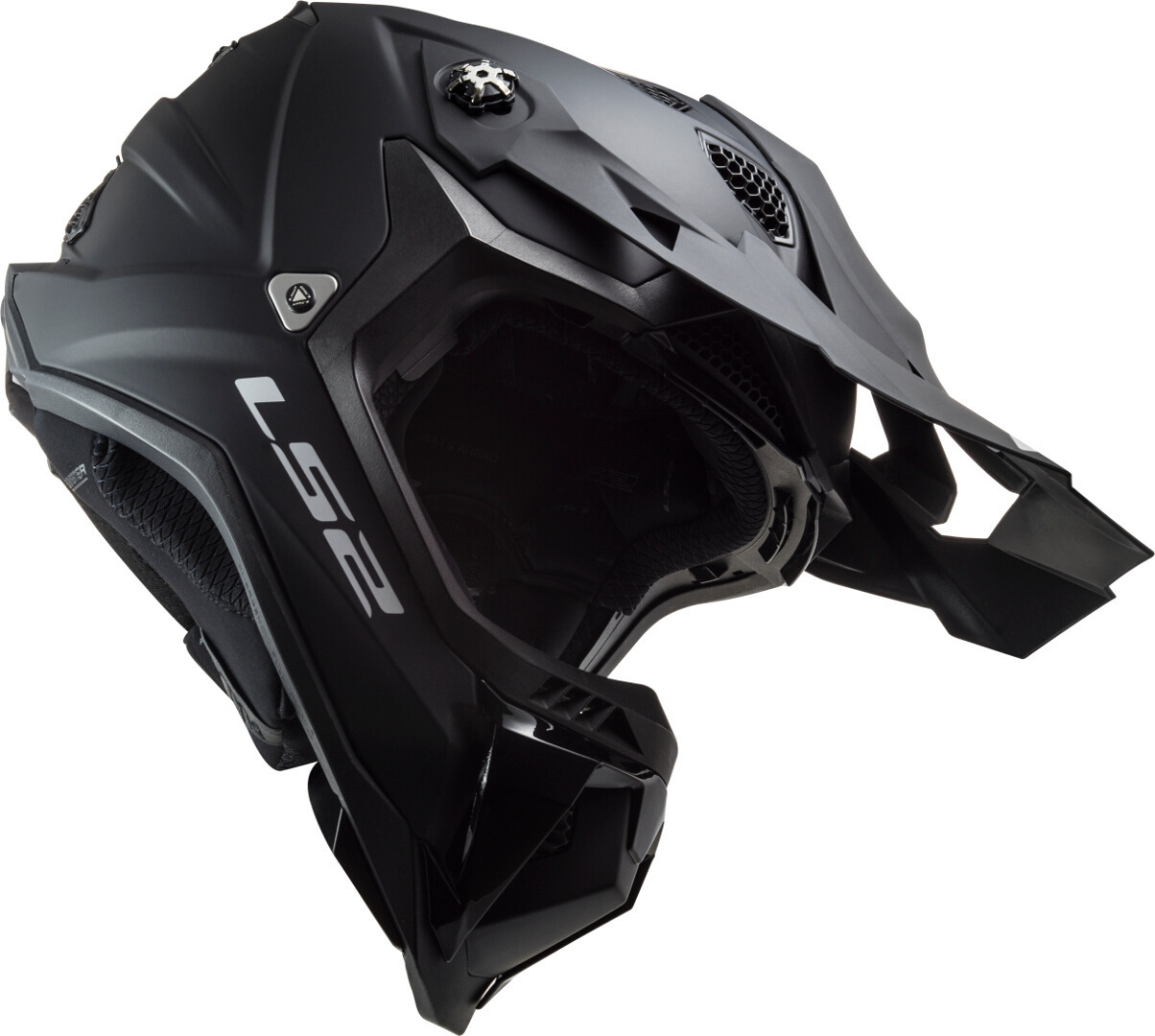 LS2 MX700 Subverter Evo Casco motocross nero opaco M (57/58) Figura 5