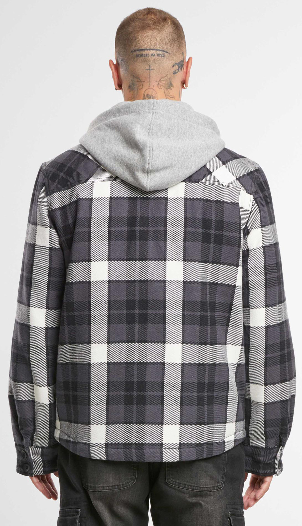 Brandit Top Heavy Twill Jacket black/white/grey 4XL Figure 5