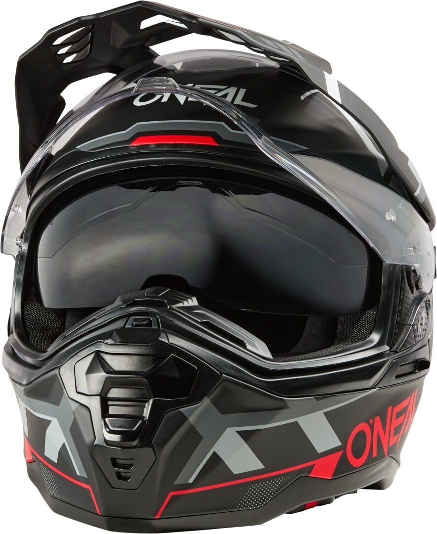 Oneal D-SRS Square V.25 Motocross hjelm sort mat/grå/rød M Figur 6