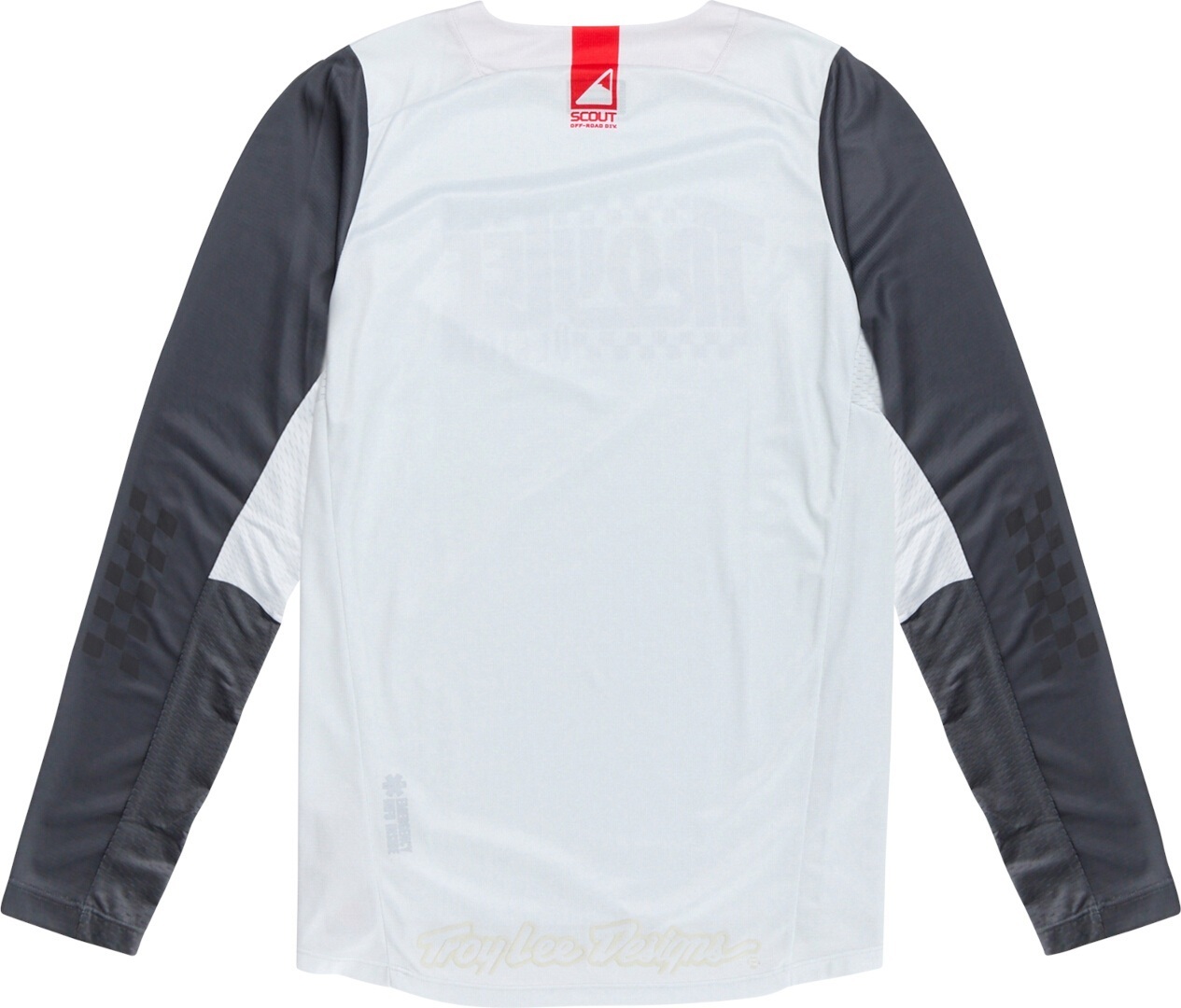 Troy Lee Designs Scout GP Big Lee Motocross Jersey white/grey M Figure 2