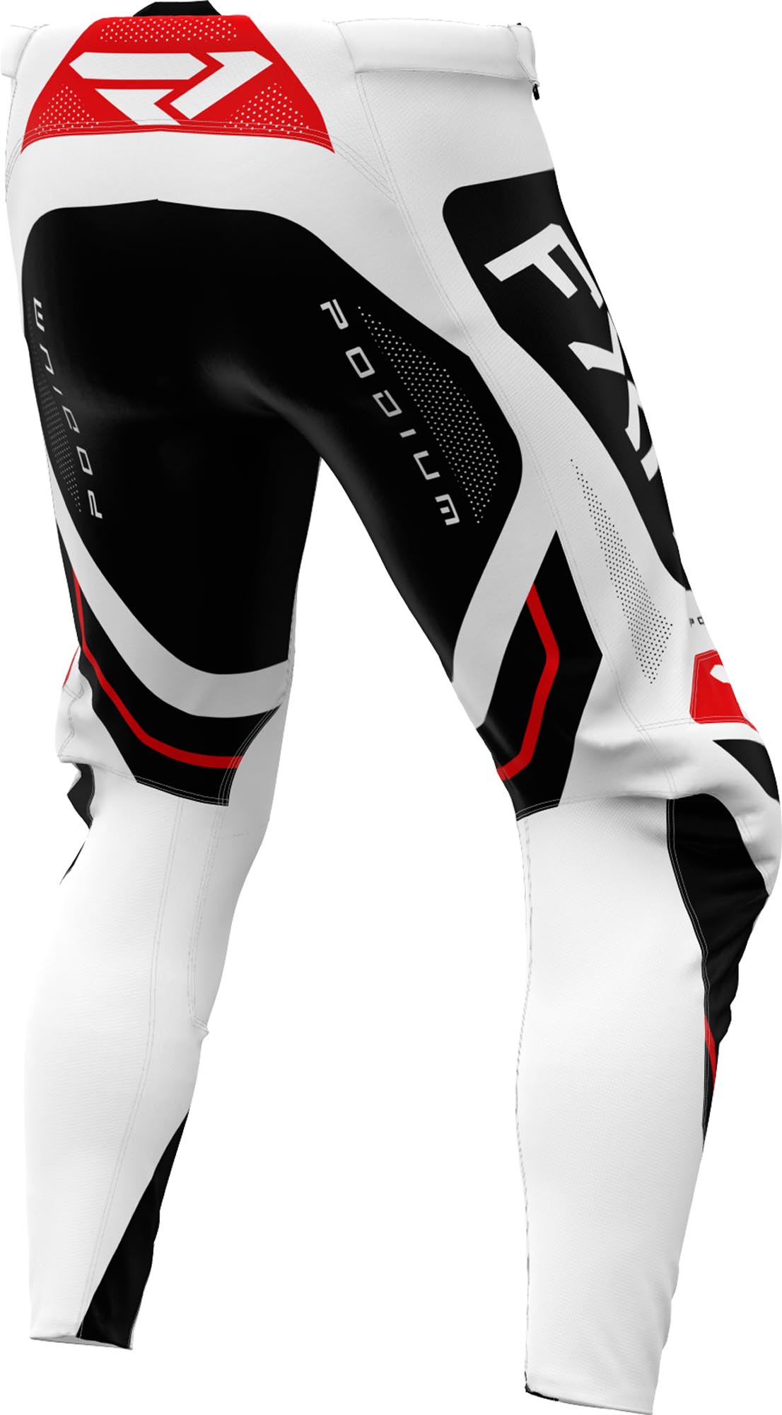 FXR Podium Relay Pantaloni da motocross bianco/nero/rosso 38 Figura 2