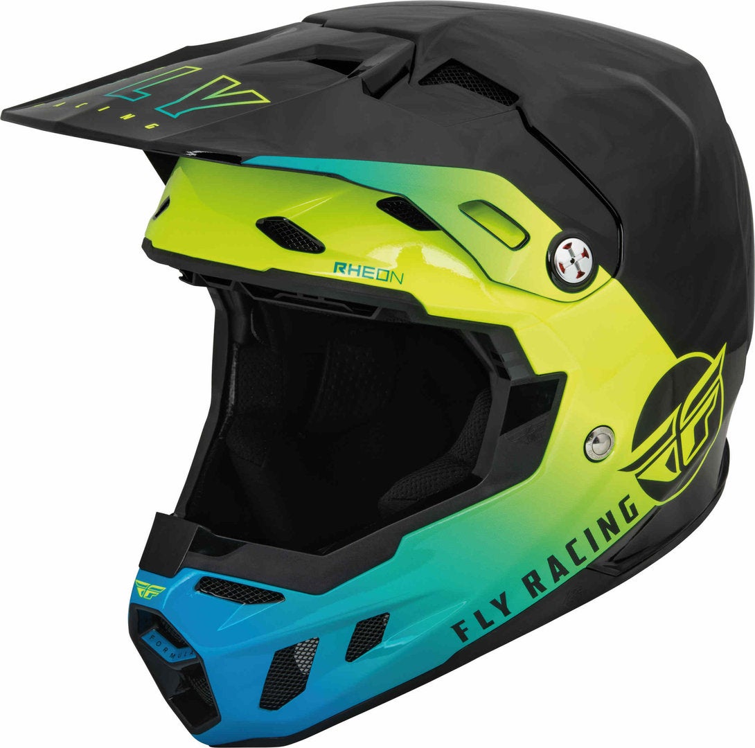 Fly Racing Formula CC Centrum Motocross Helmet black/blue/yellow XL (62) Figure 4