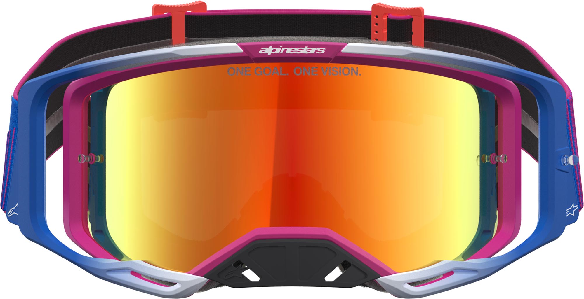 Side view of Alpinestars Vision 8 Maven Mirror Motocross Goggles