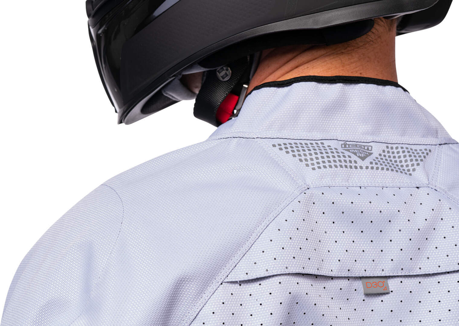 Icon Mesh AF 2023 Motorcycle Textile Jacket black/white L Figure 5