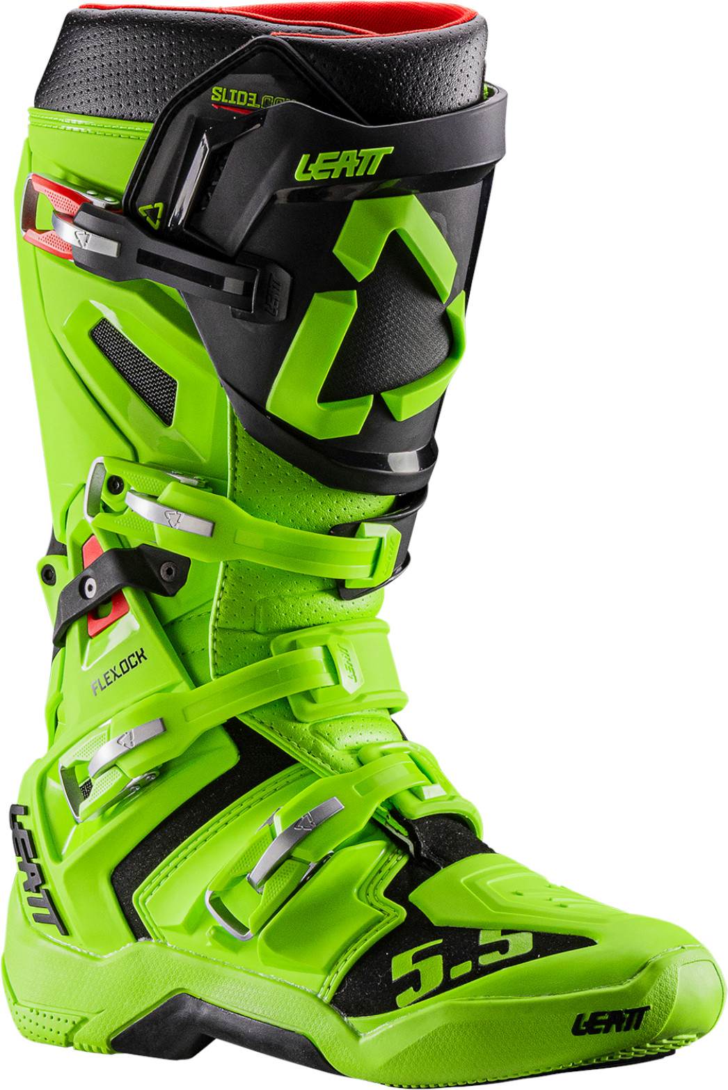 Leatt 5.5 FlexLock Cizme de motocross verde/albastru 40,5 Figura 1