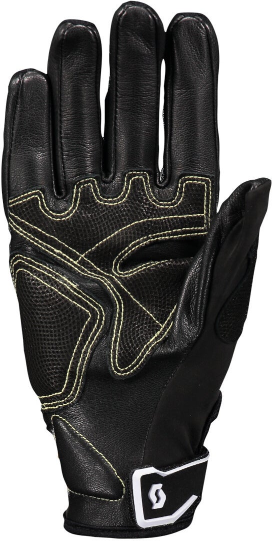 Scott Assault Pro オートバイの手袋 黒/白 XS 図2