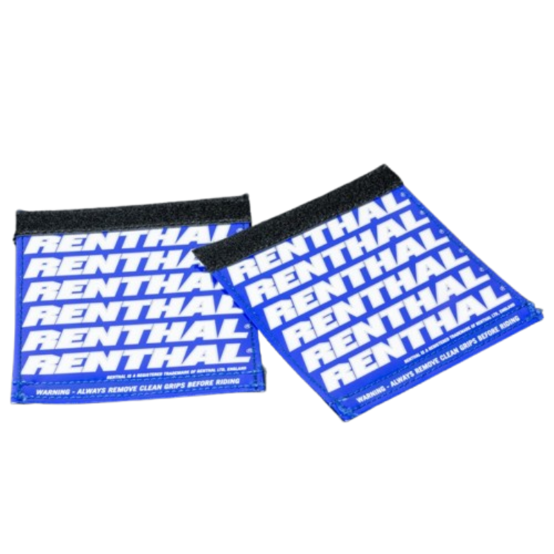 RENTHAL Grip Protector Clean Grips - Blå/Vit Figur 1