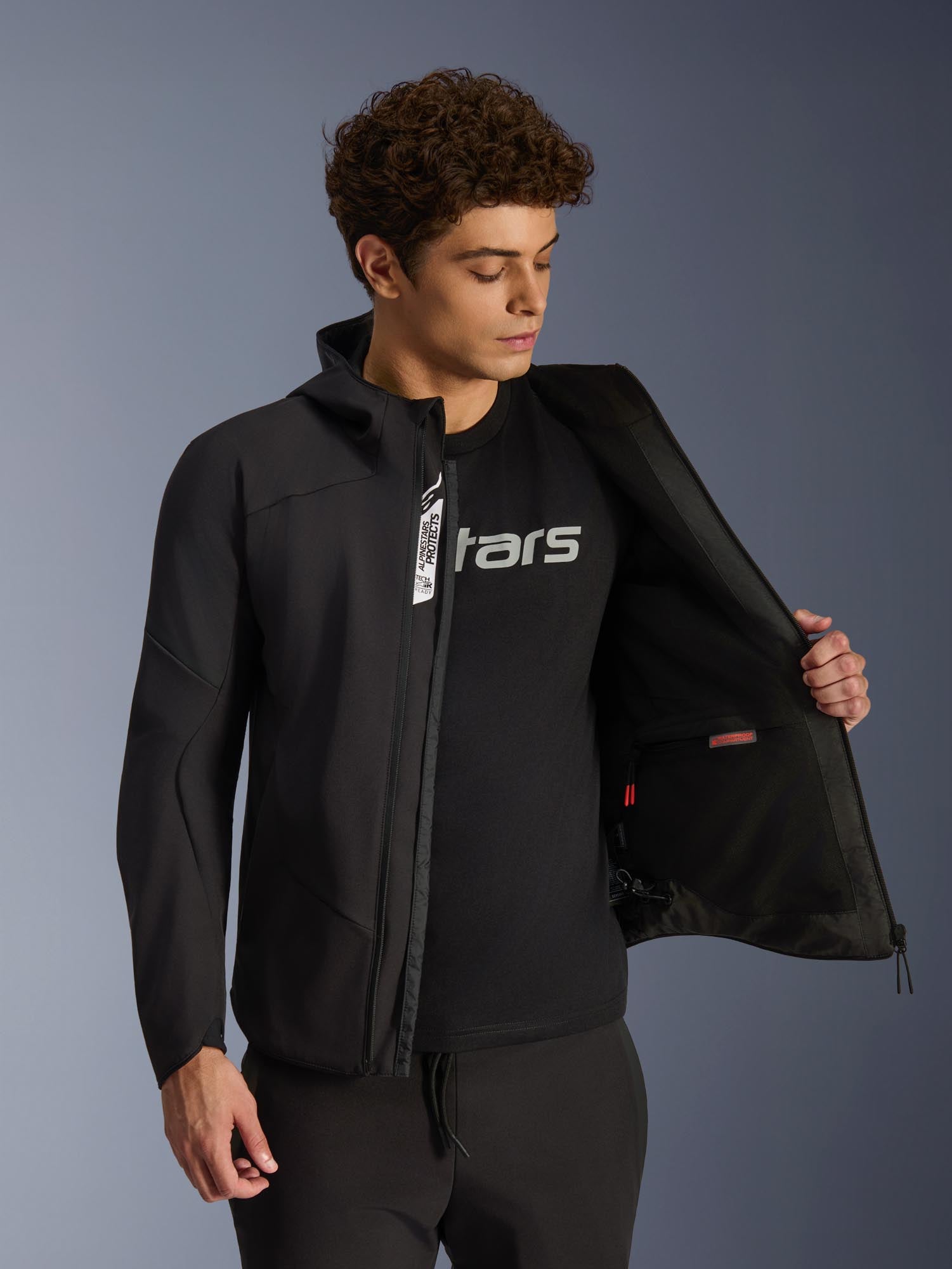 Alpinestars Aeroshel waterproof Motorcycle Textile Jacket black M Figure 11