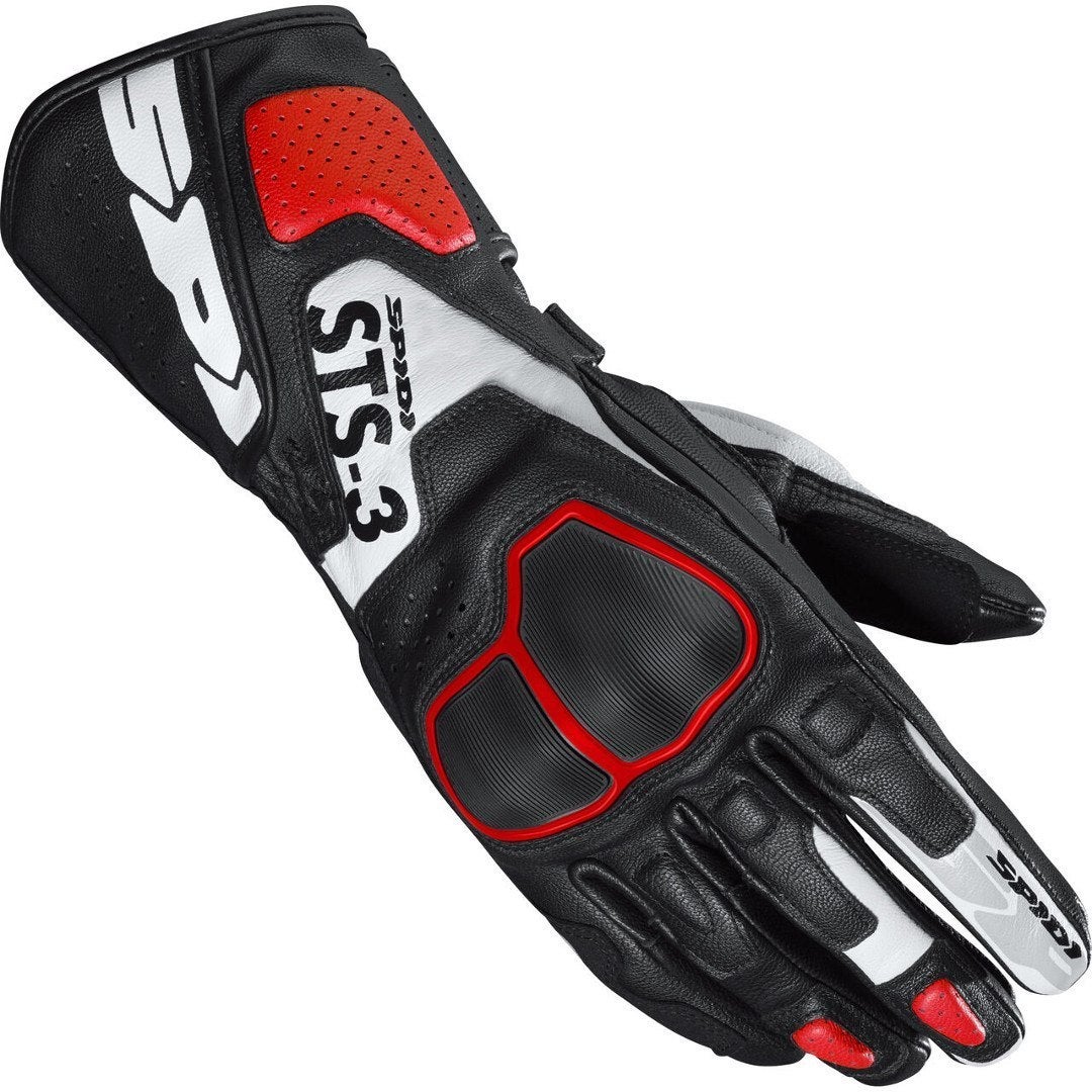 Spidi STS-3 Dame motorcykel handsker sort/rød S Figur 1