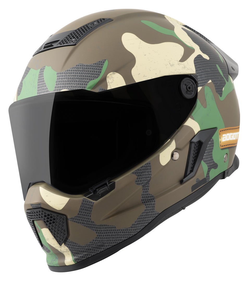 Bogotto Rapto Camo Hjälm grön matt S (55/56) Figur 1