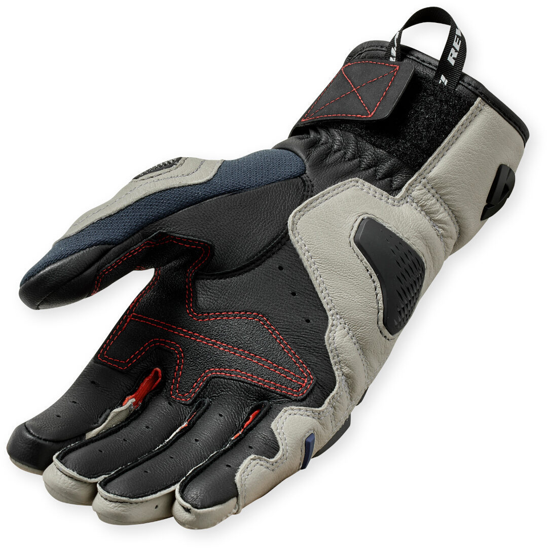 Revit Sand 5 Motorcykel handsker sølv/rød S Figur 2