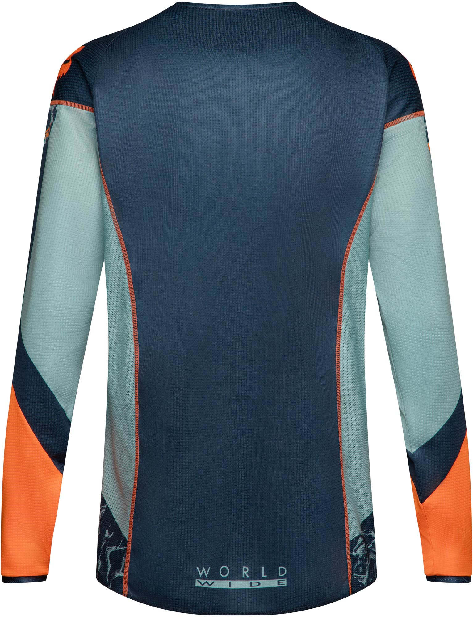 FOX 180 Image Print Motocrosstrøje blå/orange S Figur 2
