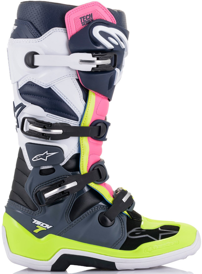 Alpinestars Tech 7 Botas de motocross blanco/rosa/gris 11 (45,5) Figura 5
