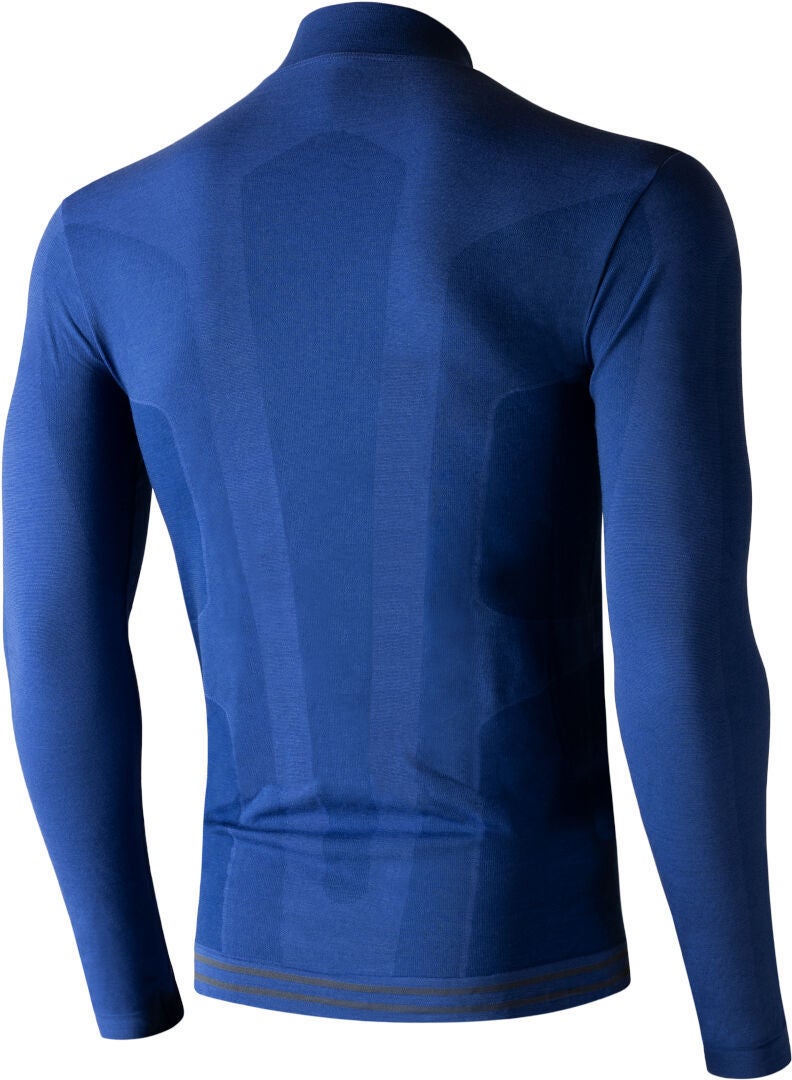 Lenz 6.0 Merino Turtle Neck Camicia Longsleeve blu M Figura 2