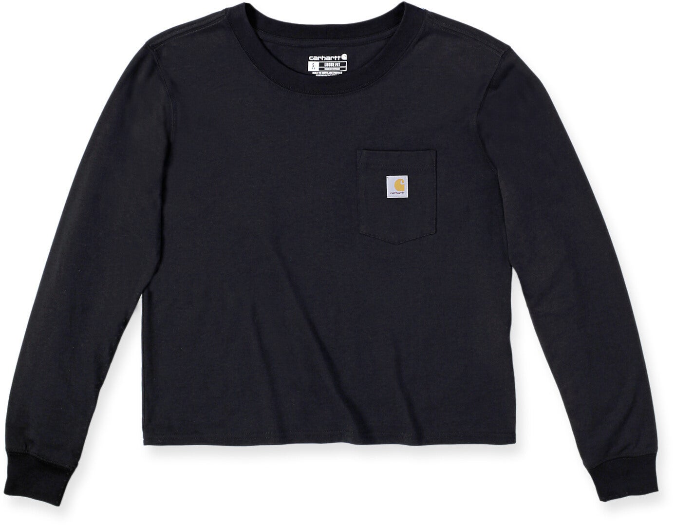 Carhartt Relaxed Fit Lightweight Pocket Camicia a maniche lunghe da donna nero L Figura 1