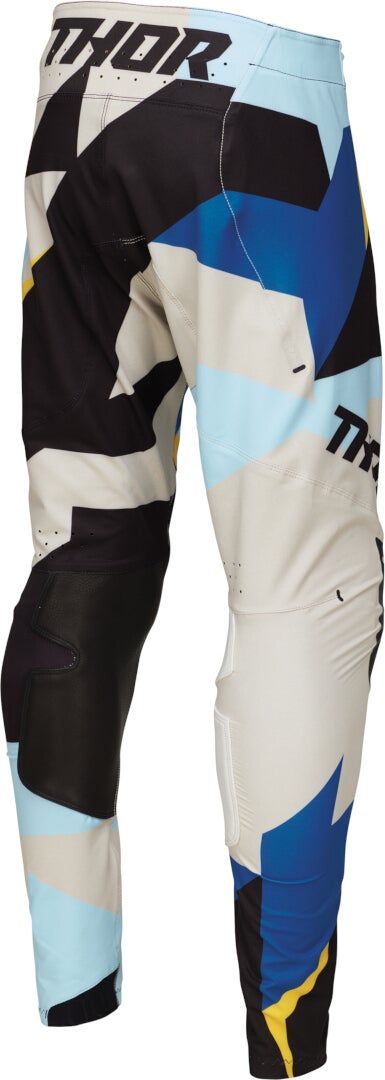 Thor Sportmode Brave Motocross bukser sort/blå/gul 40 Figur 4