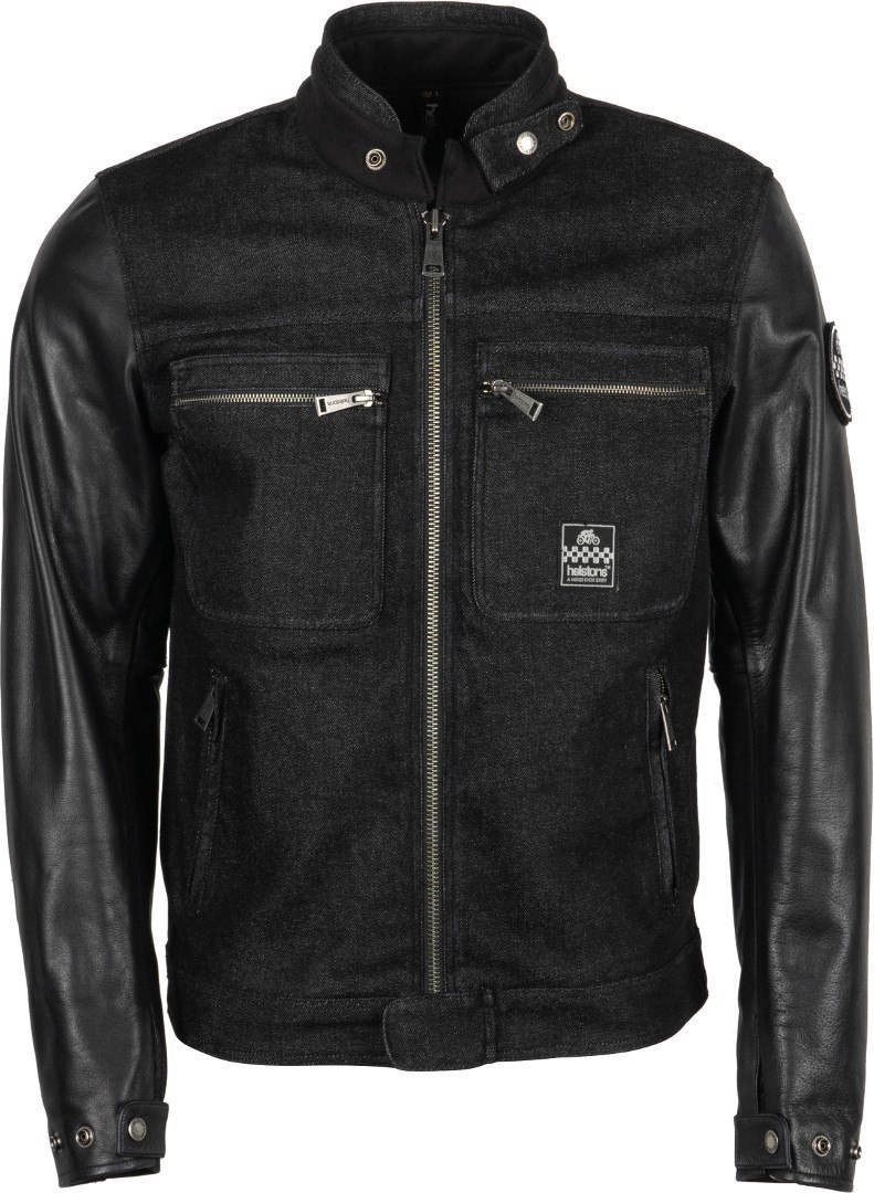 Helstons Winston Motorcycle Leather Jacket black 4XL Figure 1