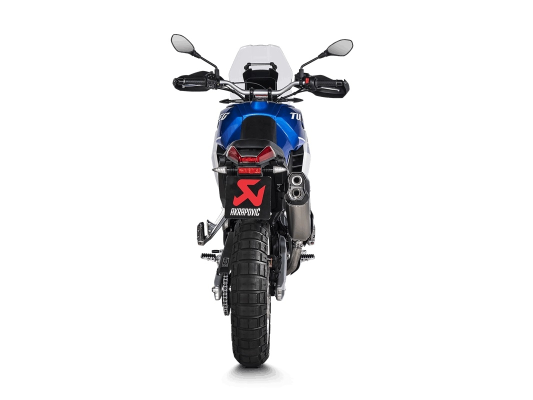 Akrapovic Slip-On Line Bakre ljuddämpare i titan Figur 4