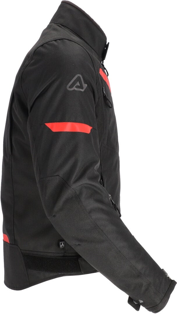 Acerbis X-Street Motorcycle Textile Jacket black/red XL Figure 8