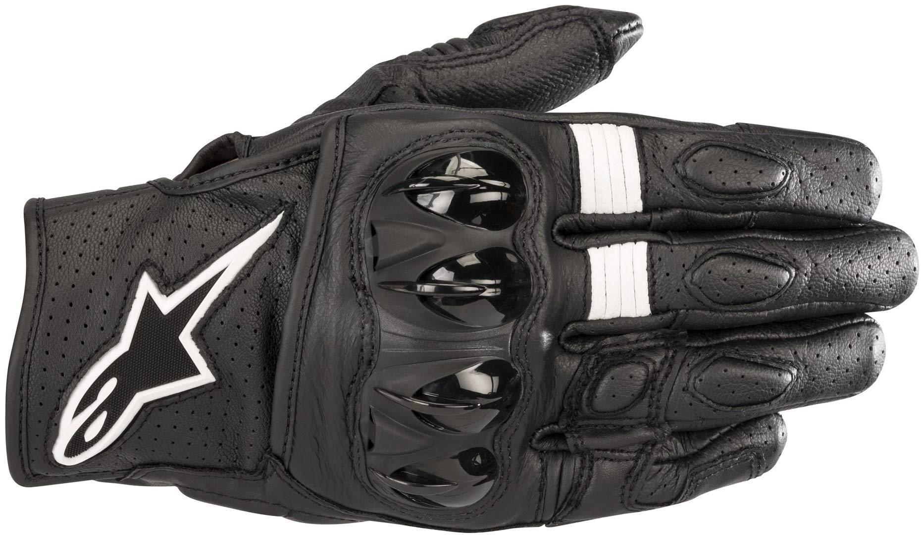 Alpinestars Celer V2 perforerede motorcykelhandsker Sort/hvid L Figur 1