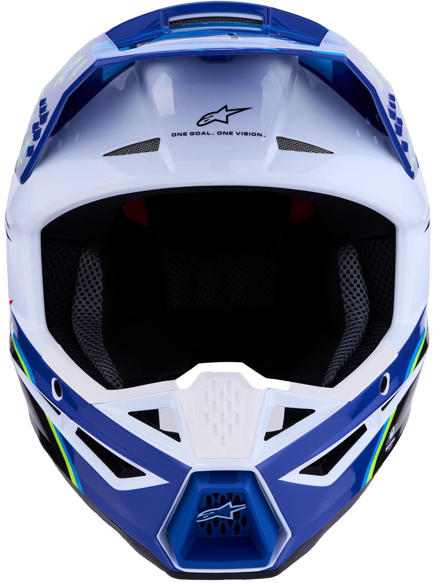 Alpinestars S-M3 Falcon Casco da motocross blu/bianco/nero L (59/60) Figura 6