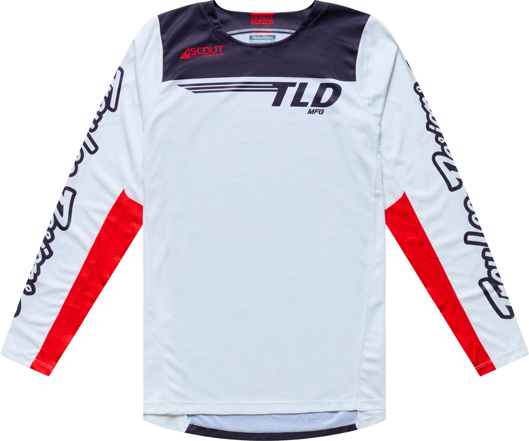 Troy Lee Designs Scout GP Pro Winged Мотокрос фланелка Светлосиво/антрацитно S Фигура 1
