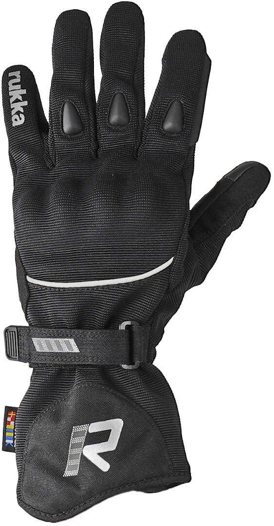Rukka Virve 2.0 GTX Ladies Motorcycle Gloves black/silver 9 Figure 1