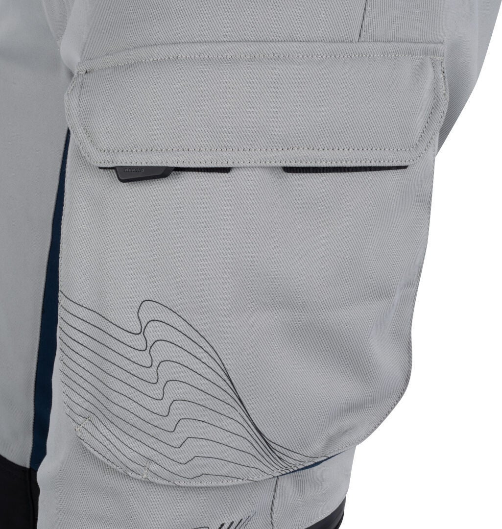 Bering Freeway waterproof Motorcycle Textile Pants grey/blue 3XL Figure 5