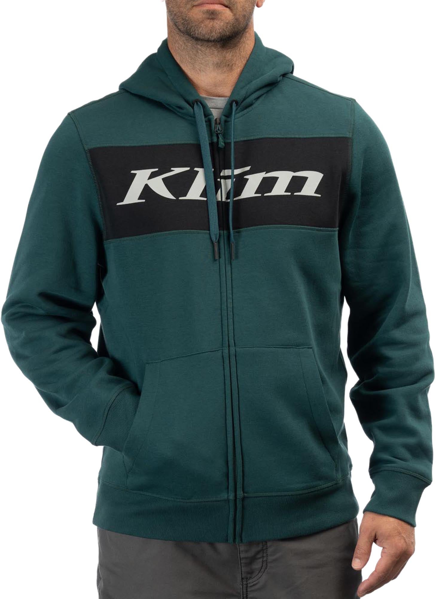 Klim Trailside Cappuccio con zip Verde L Figura 1