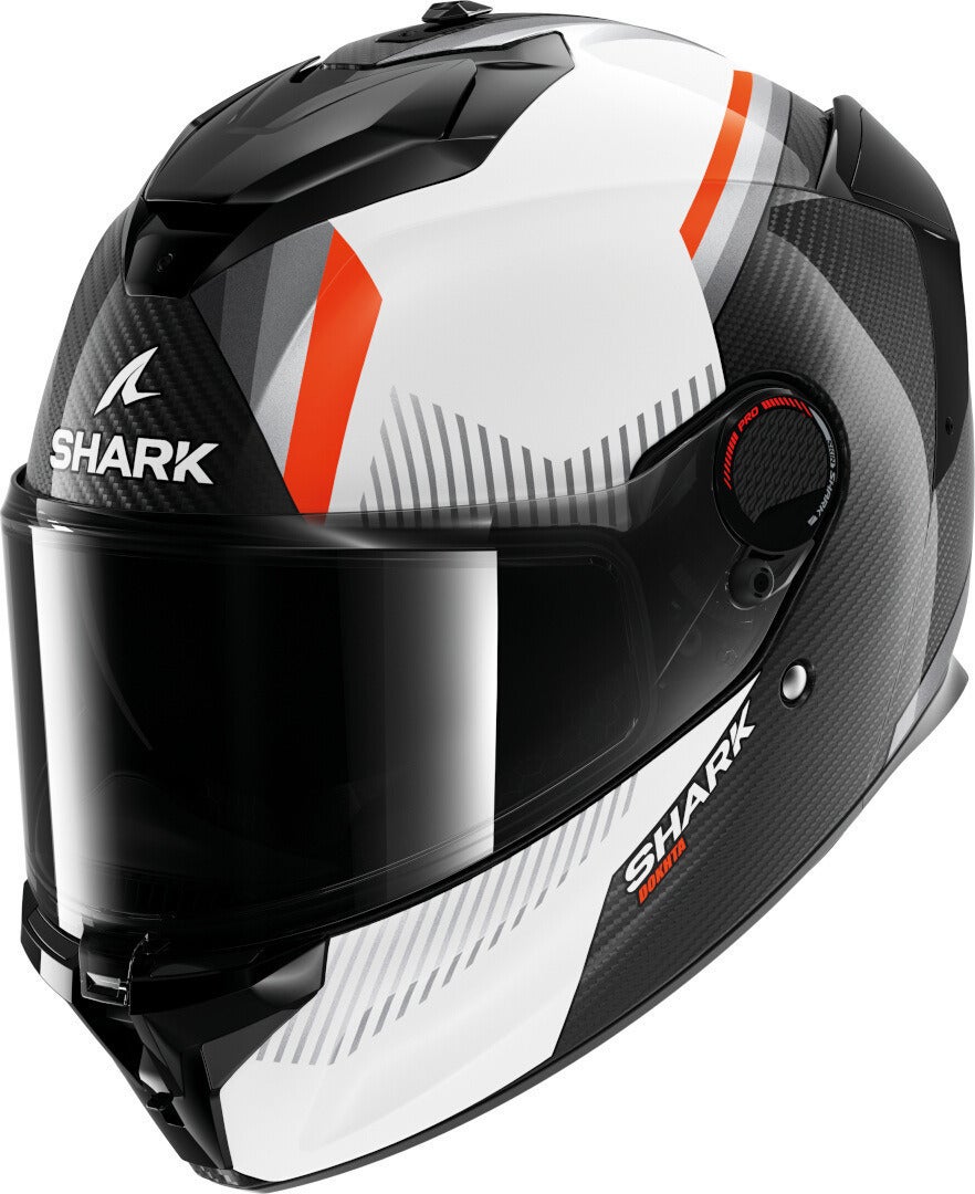 Shark Spartan GT Pro Dokhta Carbon Hjelm sort/hvid/orange S (55/56) Figur 1