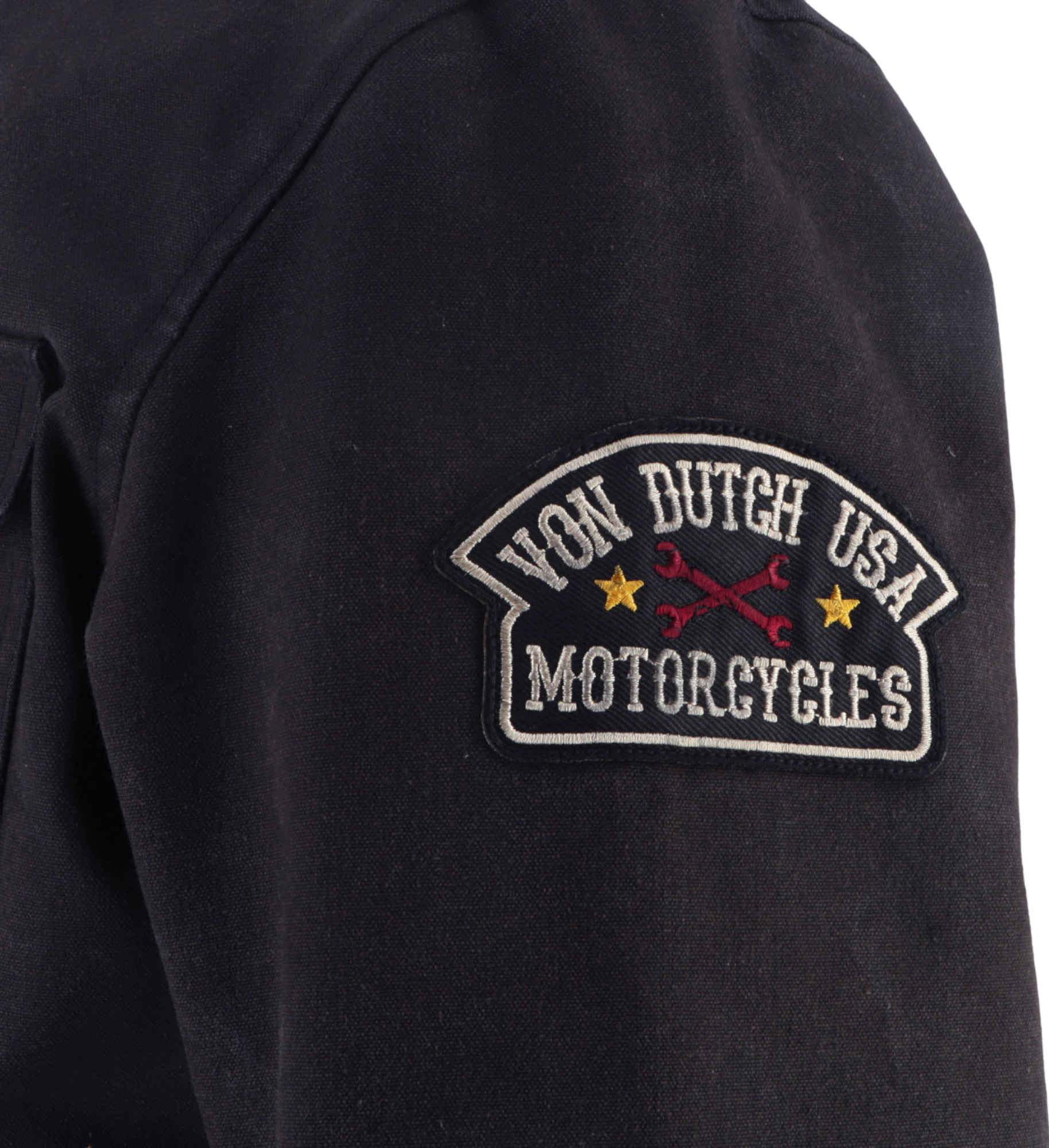 Von Dutch X Helstons Warrior Motorcycle Textile Jacket black XL Figure 7