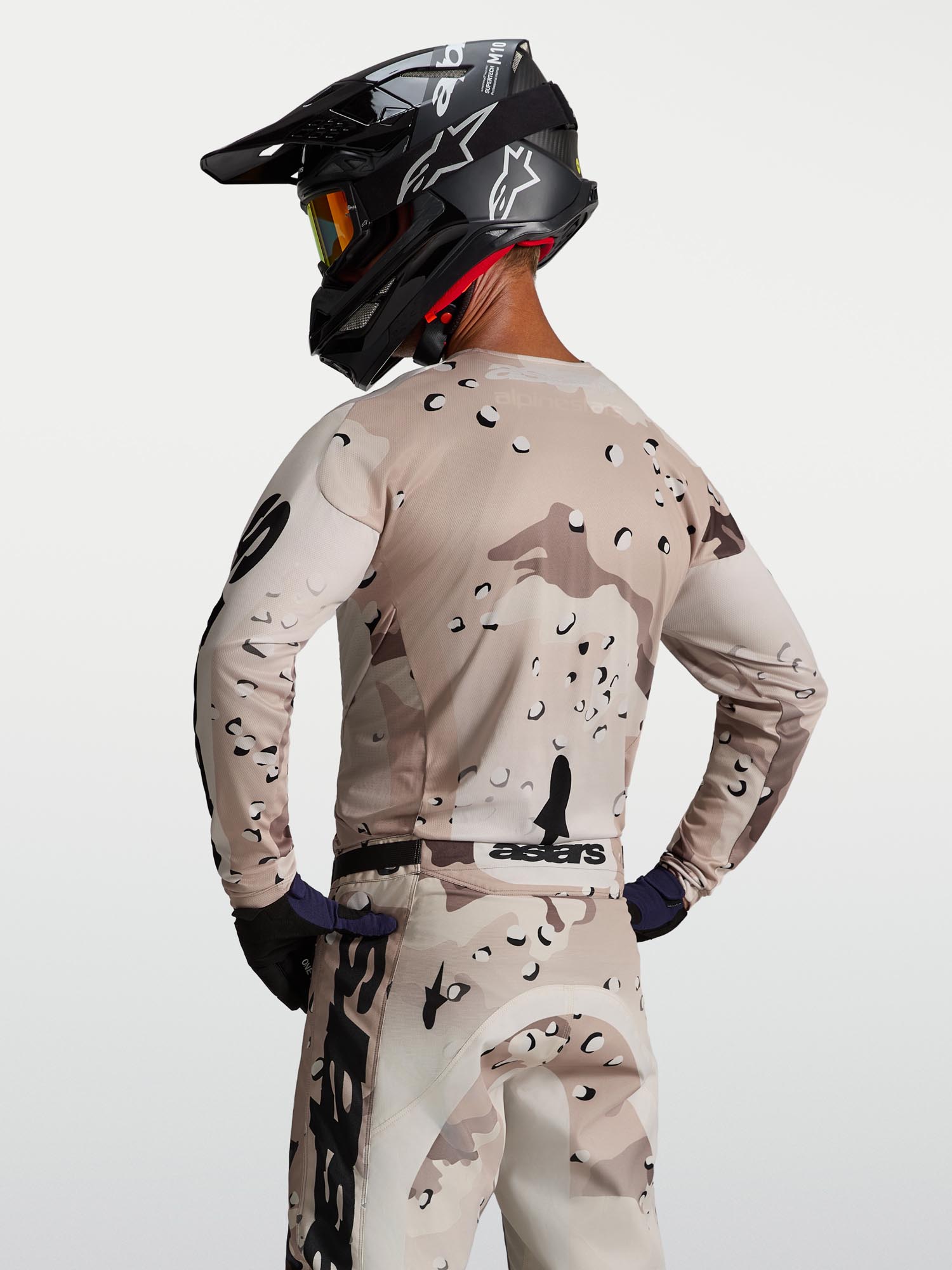 Alpinestars Racer Lone Мотокроссовая майка коричневый/чёрный M Рисунок 9