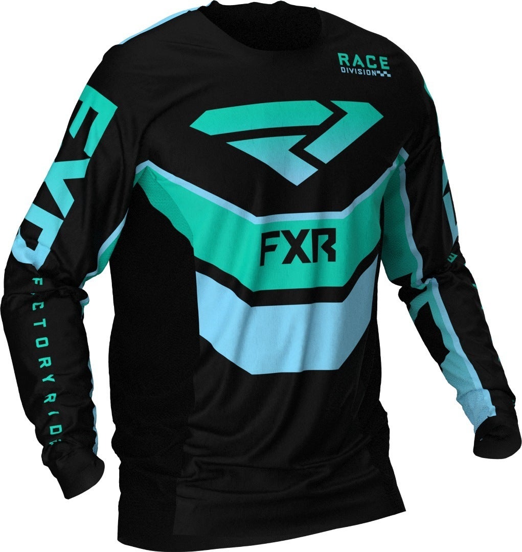 FXR Podium MX Gear Motocross Jersey sort/blå L Figur 1