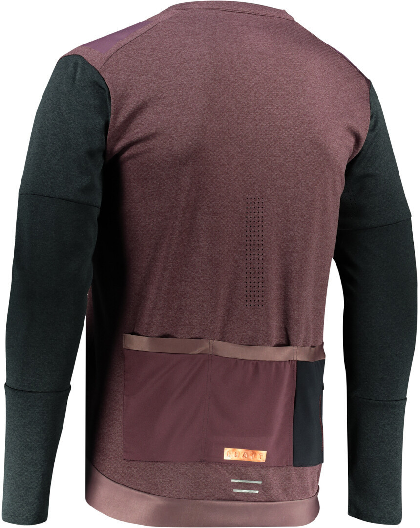 Leatt MTB Trail 4.0 Bicycle Jersey dark red L Figure 4