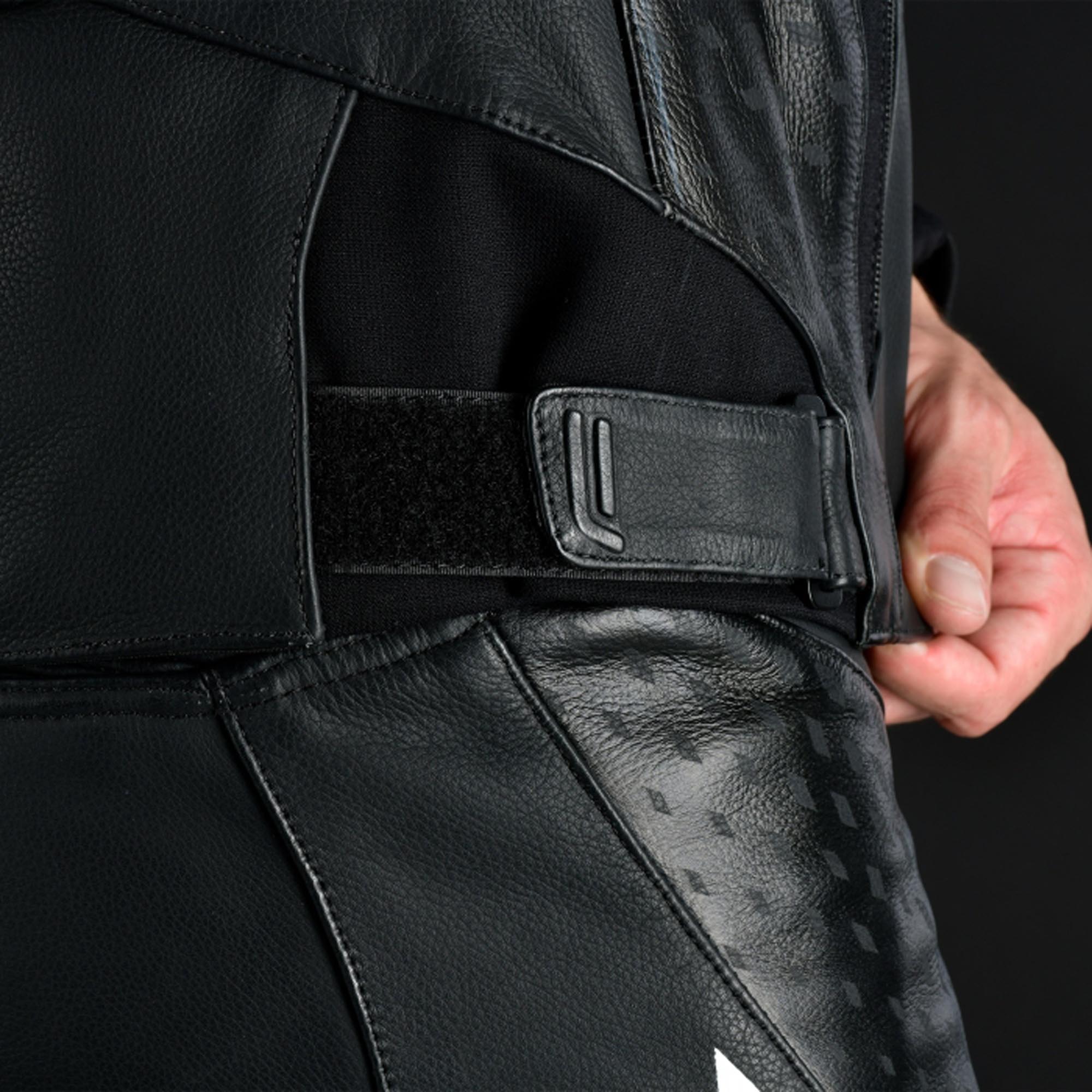 Oxford Nexus 1.0 Jaqueta de couro de motocicleta Furtividade Negra 48 Figura 10