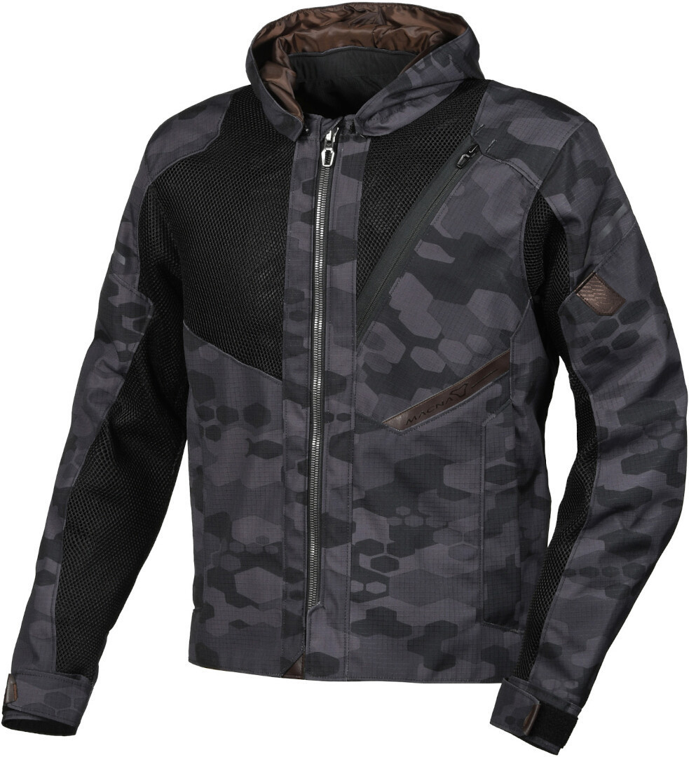 Macna Farrow Motorcycle Textile Jacket black/camouflage XL Figure 1
