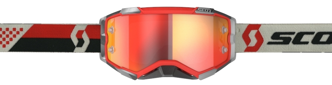 Scott Fury Chrome Ochelari de motocross Roșu/Negru Figura 5