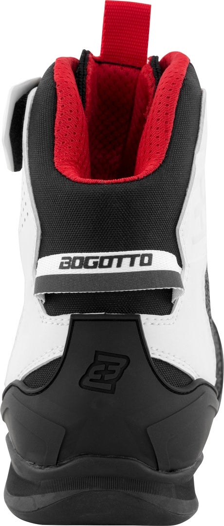 Bogotto Tokyo perforerede motorcykelsko sort/hvid/rød 43 Figur 3