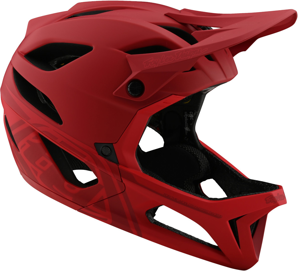 Troy Lee Designs Stage Stealth MIPS Casco Red Matt M/L Figura 3