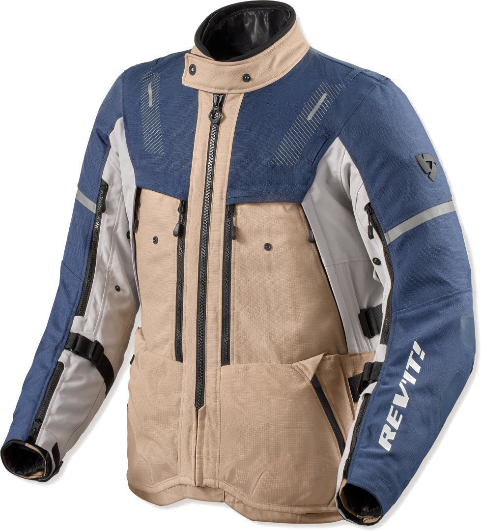 blå/beige