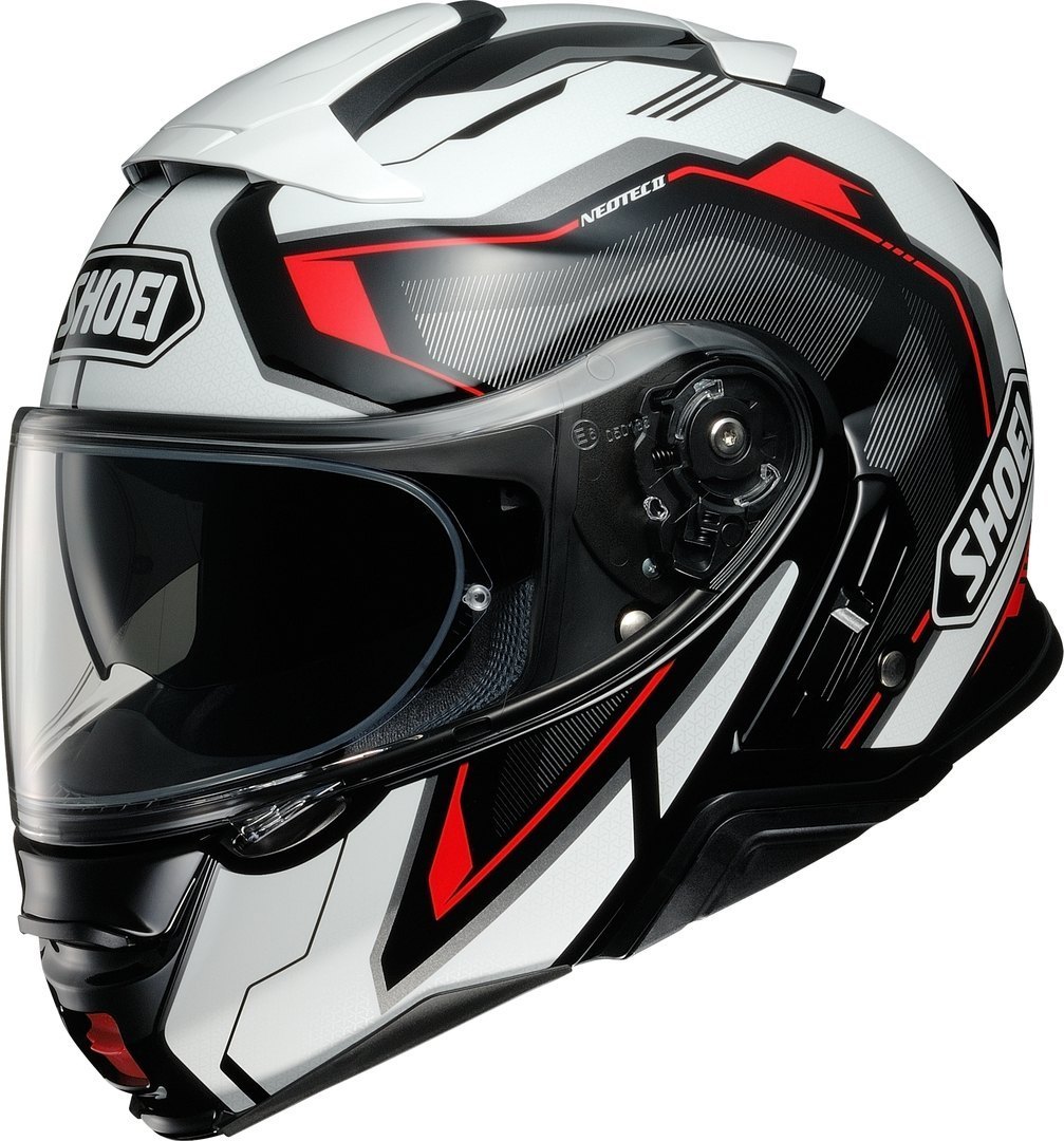 Shoei Neotec 2 Respect Casco blanco/rojo/gris S (55/56) Figura 1
