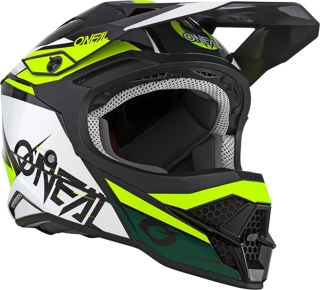 Oneal 3Series Stardust Casque de motocross noir/jaune/blanc M (57/58) Figure 2