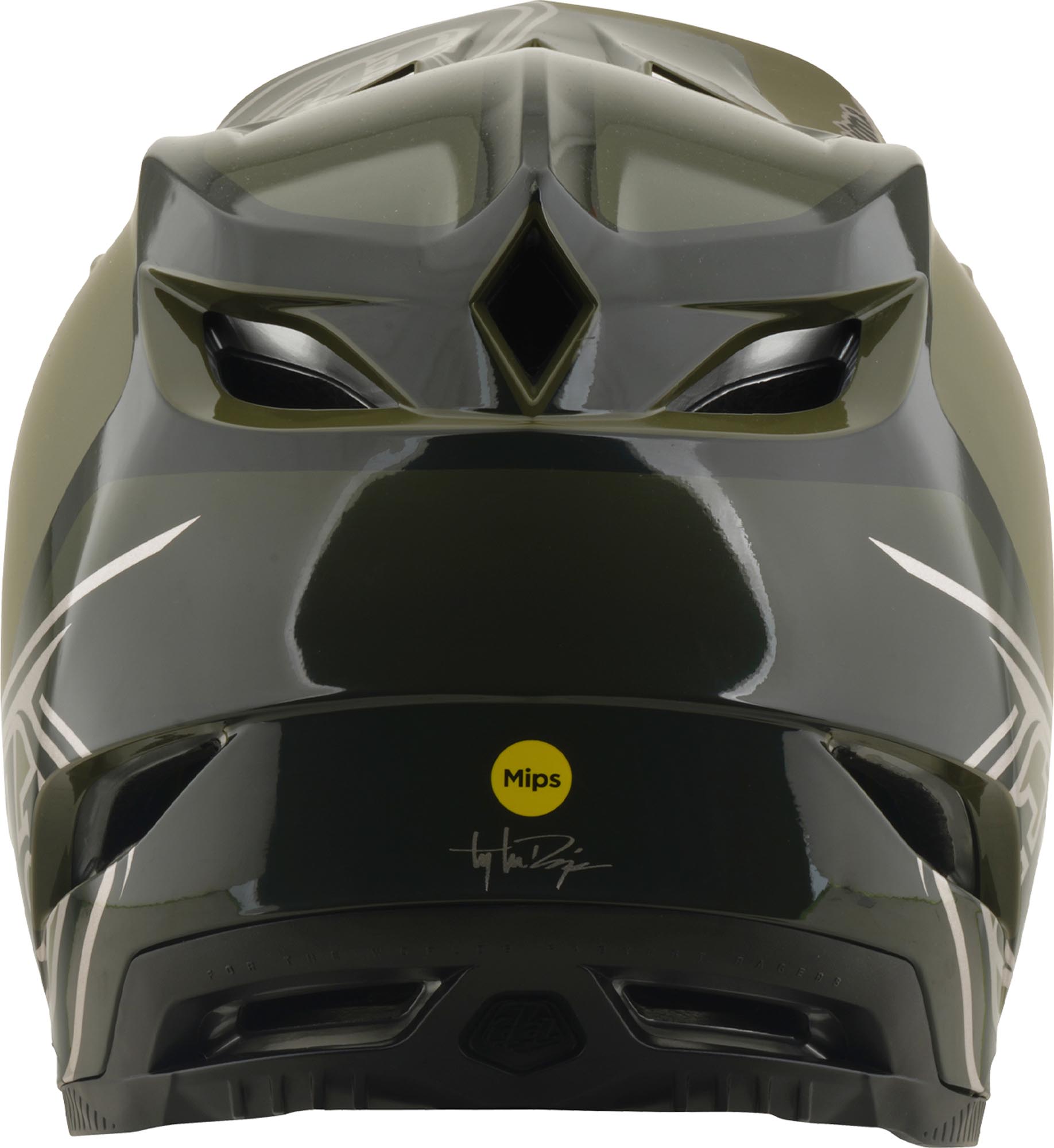 Troy Lee Designs D4 Polyacrylite MIPS Shadow Casque de descente vert mat M (57/58) Figure 5