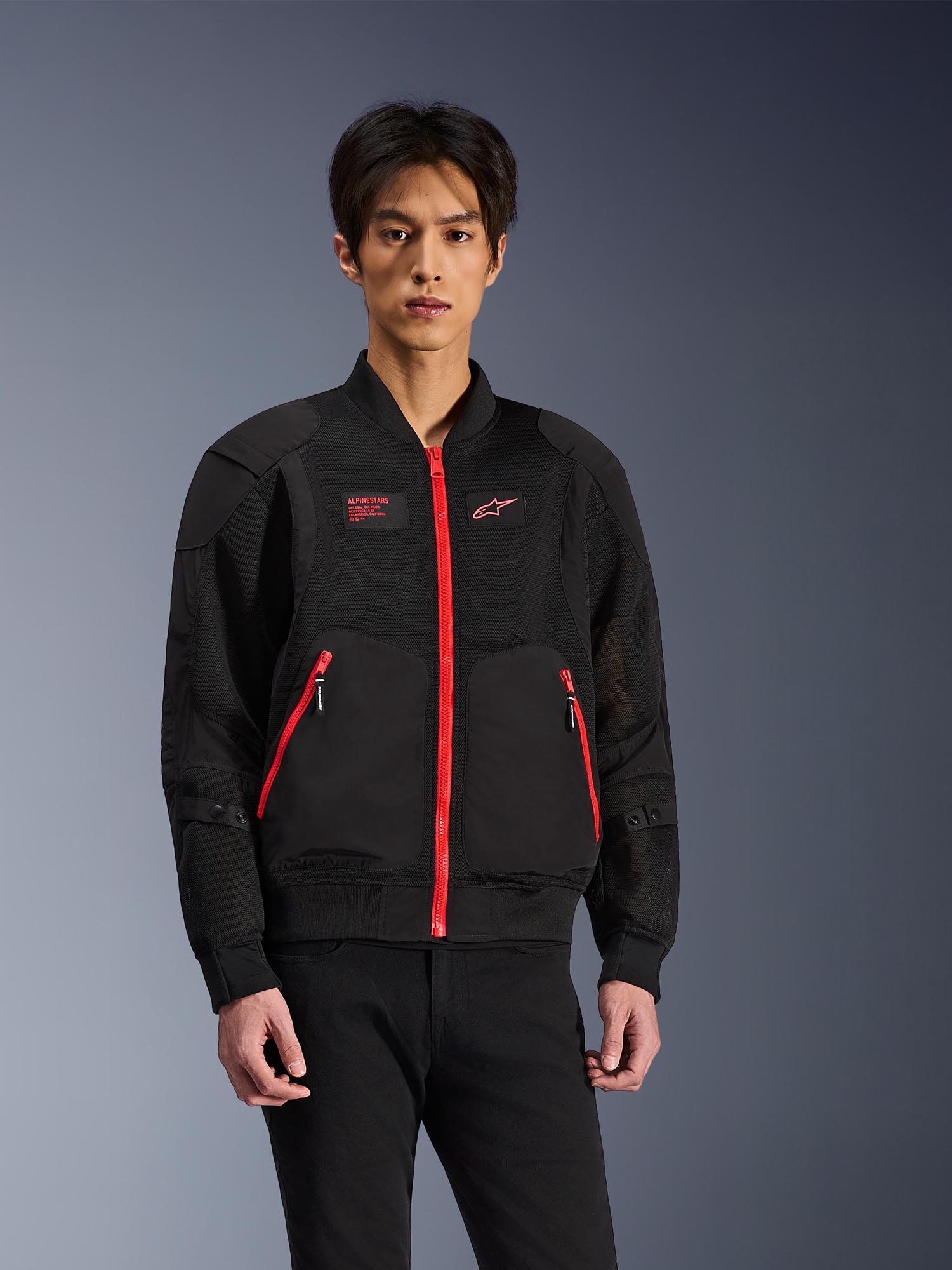 Alpinestars Flight Air Motorcycle Textile Jacket black/red 3XL Figure 3