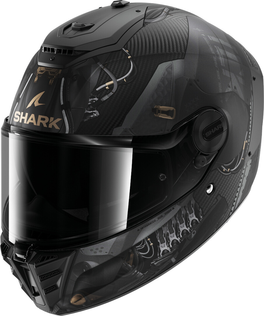 Shark Spartan RS Xbot Carbon Cască Negru mat/gri XS (53/54) Figura 1